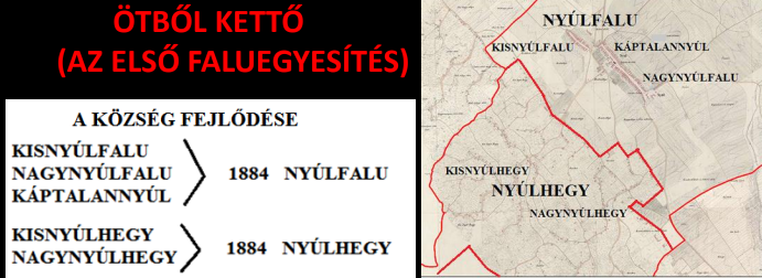 Nyúl község egyesítésének történeti emlékei
